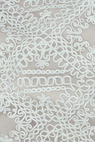 Pandora Embroidered Mesh Ivory