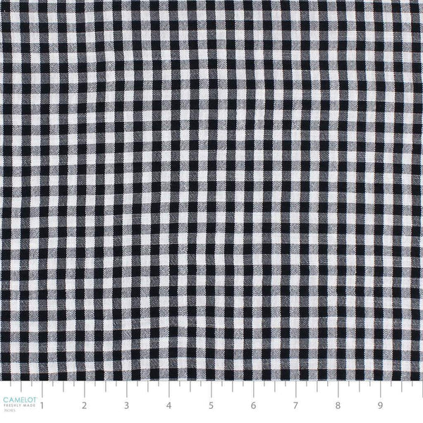 1 / 4" Gingham Midnight / White