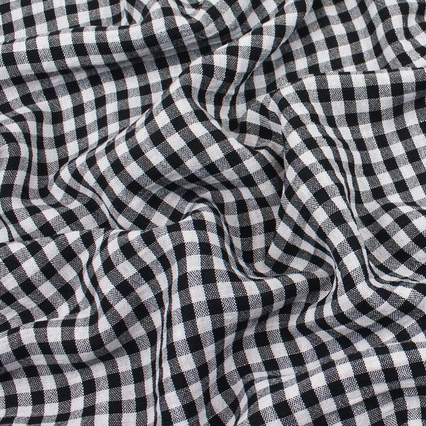 1 / 4" Gingham Midnight / White