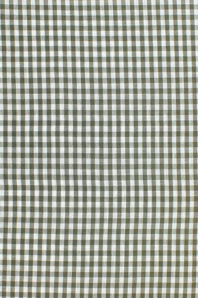 1 / 4" Gingham Olive / White