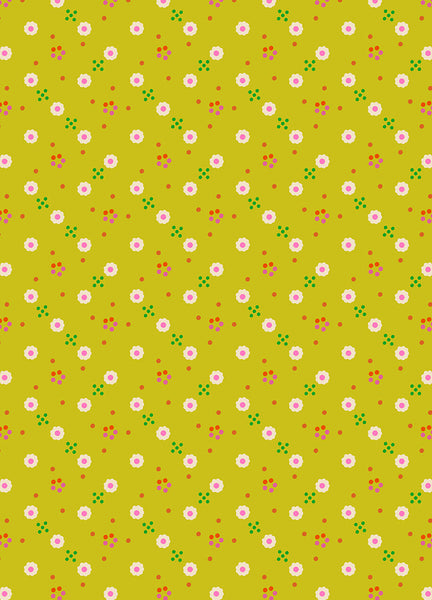 1 800 Calico Bandana By Alexia Abegg Of Ruby Star Society For Moda Pistachio