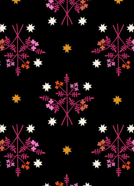 1 800 Calico Bouquet By Alexia Abegg Of Ruby Star Society For Moda Black
