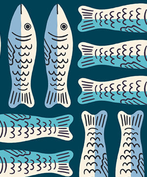 1 800 Calico Little Sardines By Alexia Abegg Of Ruby Star Society For Moda Galaxy