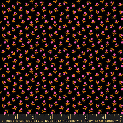 1 800 Calico Sprout By Alexia Abegg Of Ruby Star Society For Moda Black