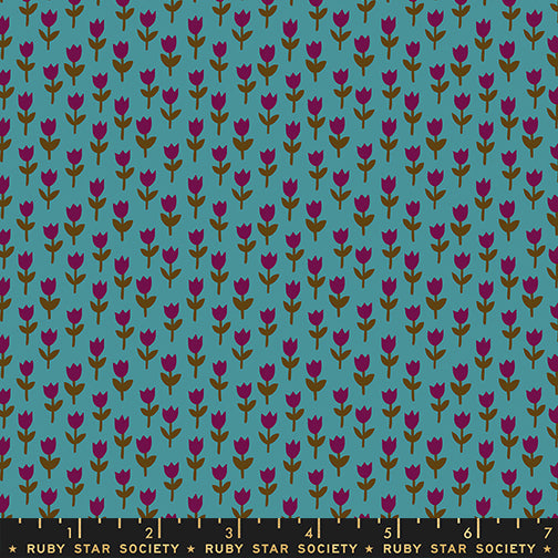 1 800 Calico Tulips By Alexia Abegg Of Ruby Star Society For Moda Storytime