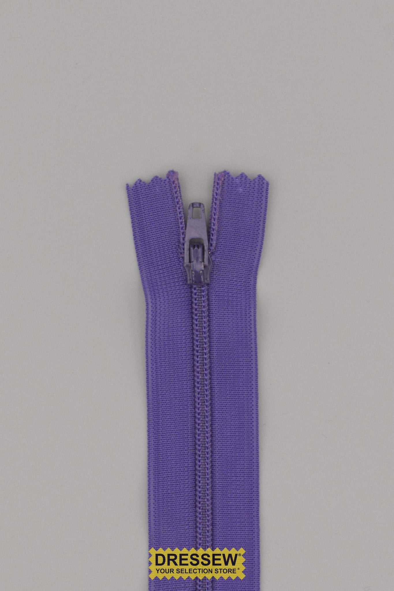 #1 Closed End Zipper 40cm (16") Purple