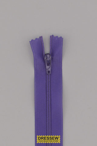 #1 Closed End Zipper 45cm (18") Purple