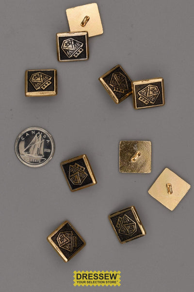 10 Buttons 14mm Crest