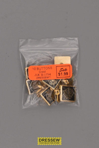 10 Buttons 14mm Crest