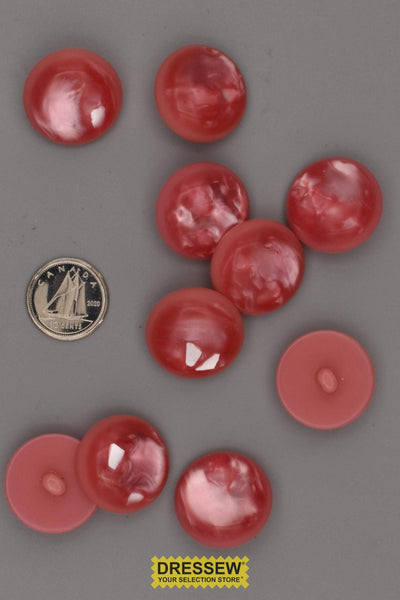 10 Buttons 21mm Pink