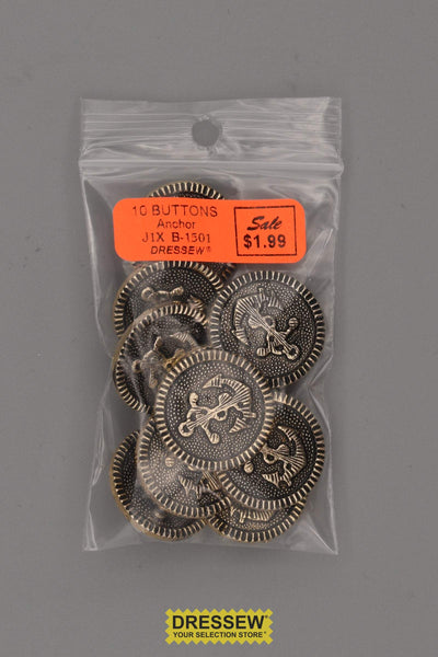10 Buttons 23mm Anchor