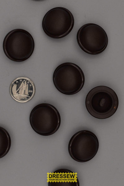 10 Buttons 23mm Brown