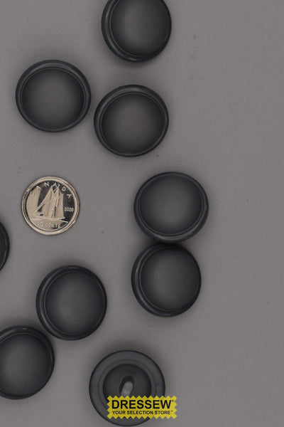 10 Buttons 23mm Grey
