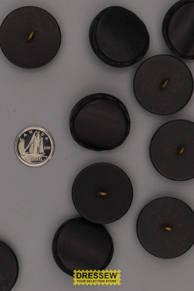 10 Buttons 27mm Black
