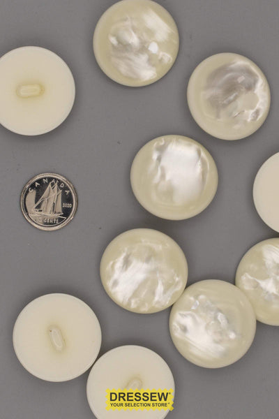 10 Buttons 27mm Ivory Mix