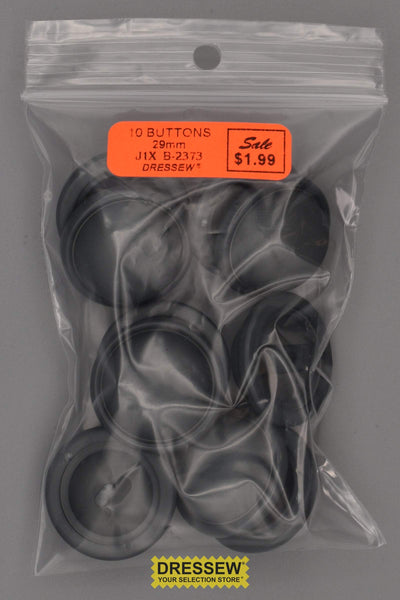 10 Buttons 29mm Grey