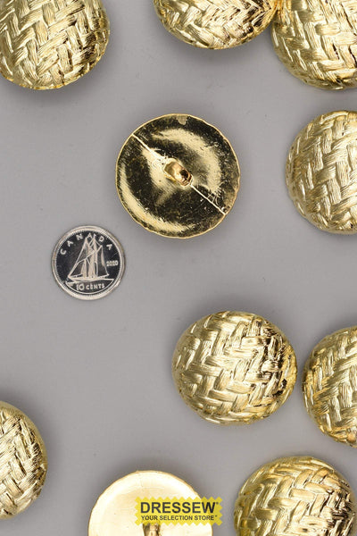 10 Buttons 30mm Gold