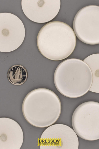 10 Buttons 34mm Ivory