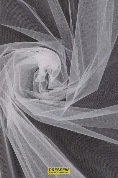 108" Bridal Illusion Veiling Optic White