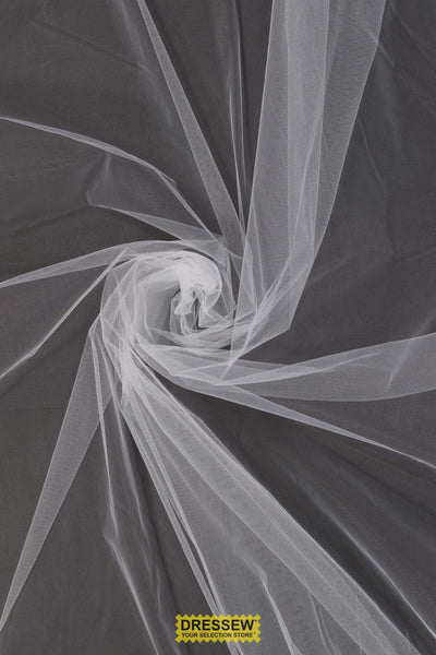 108" Bridal Illusion Veiling Optic White