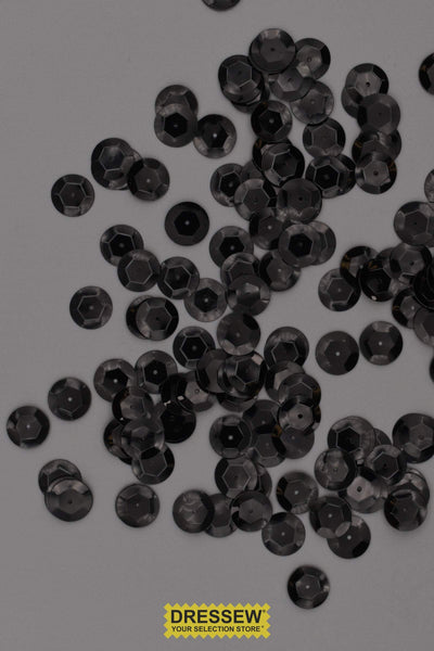 10mm Cup Sequins Black