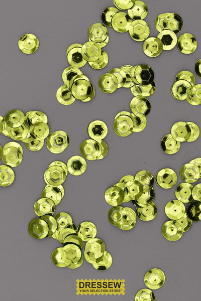 10mm Cup Sequins Lime