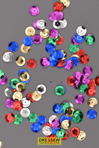10mm Cup Sequins Multi