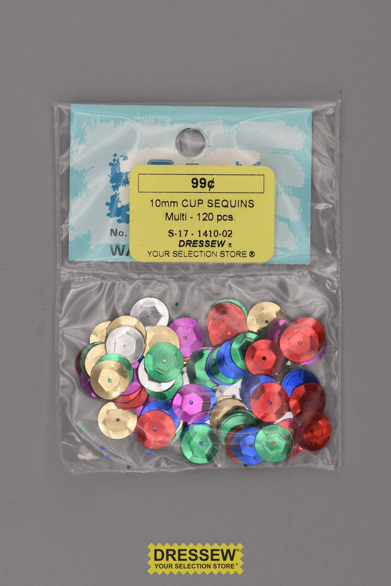 10mm Cup Sequins Multi