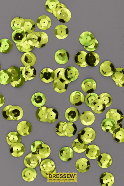 12mm Cup Sequins Lime