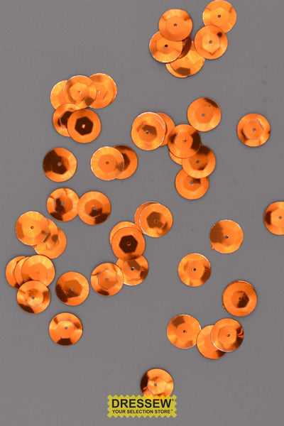 12mm Cup Sequins Orange