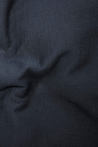 2 Ply Crinkle Cotton Navy