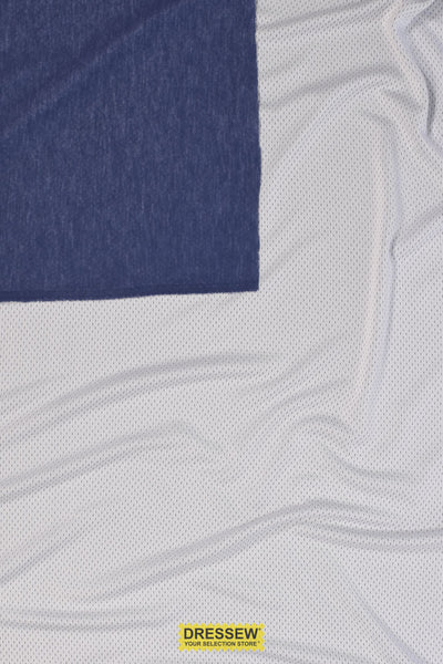 2-Ply Mesh Indigo / White