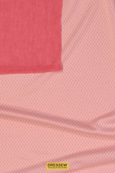 2-Ply Mesh Melon / Light Pink
