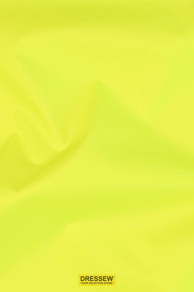 210 Denier PU Coated Outerwear Fluorescent Yellow