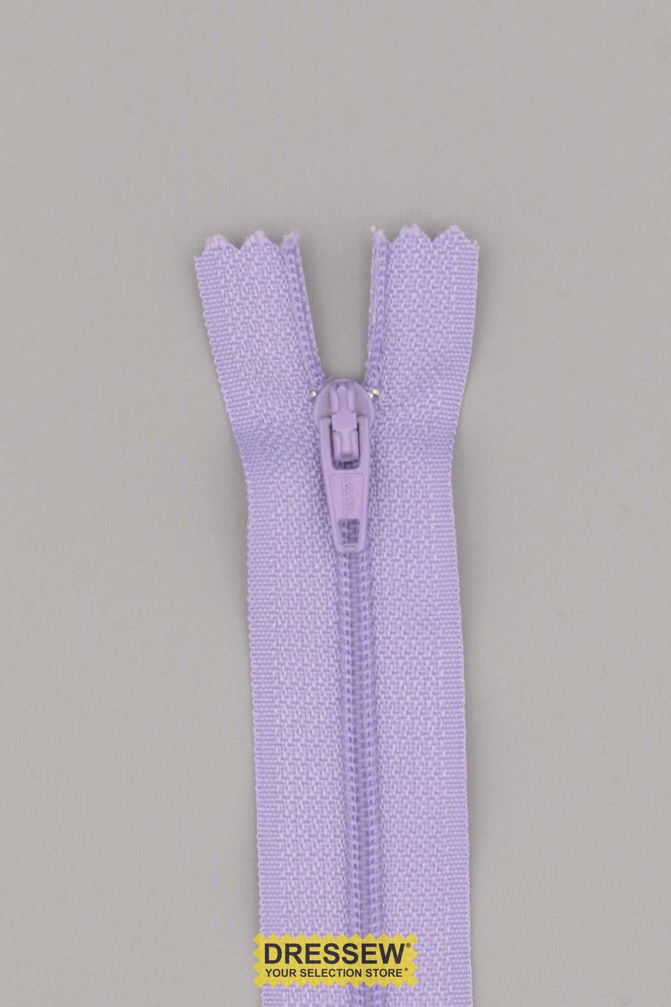 #3 Closed End Zipper 15cm (6") Pale Lilac