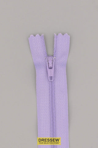 #3 Closed End Zipper 15cm (6") Pale Lilac