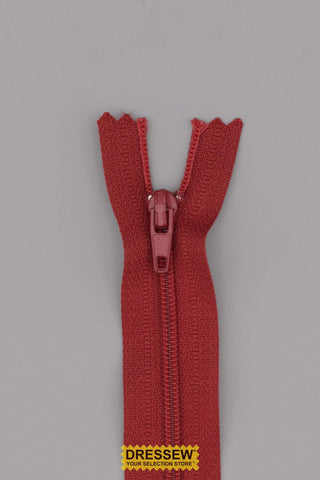#3 Closed End Zipper 18cm (7") Cranberry