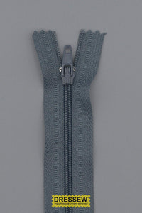 #3 Fine Coil Closed End Zipper 40cm (16") Rail
