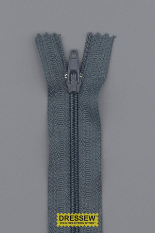#3 Fine Coil Closed End Zipper 40cm (16") Rail