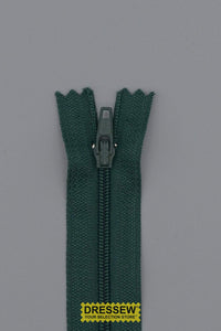 #3 Fine Coil Closed End Zipper 45cm (18") Forest