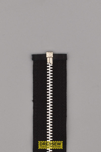 #3 Metal Separating Zipper 35cm (14") Black