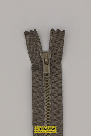 #3 Vislon Closed End Zipper 18cm (7") Dark Khaki