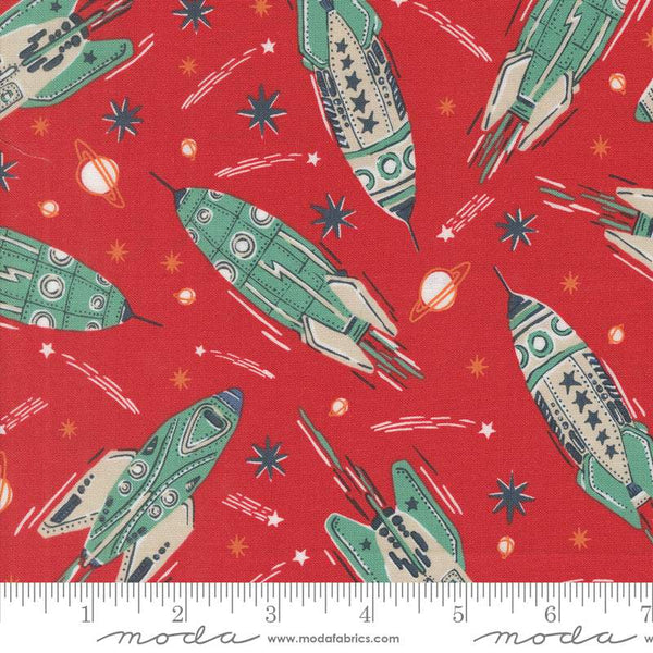321 Blast Off Vintage Rockets By Stacy Iest Hsu For Moda Mars