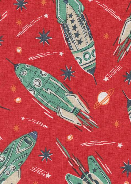 321 Blast Off Vintage Rockets By Stacy Iest Hsu For Moda Mars