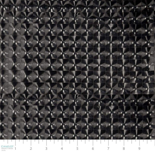 3D Square 4-Way Stretch Black