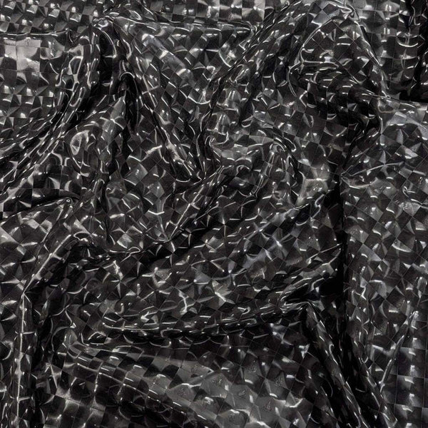 3D Square 4-Way Stretch Black