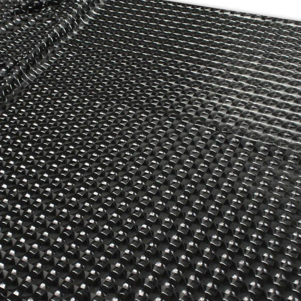 3D Square 4-Way Stretch Black