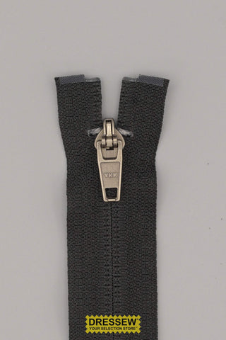 #5 Hidden Reverse Coil Separating Zipper 63cm (25") Black