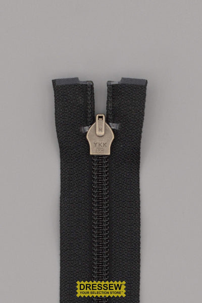 #5 Hidden Reverse Coil Separating Zipper 65cm (26") Black