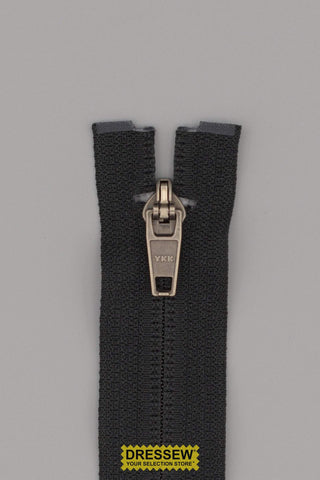#5 Hidden Reverse Coil Separating Zipper 65cm (26") Black